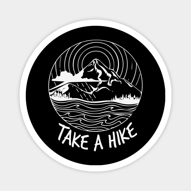 Take a Hike Magnet by Thistle Kent